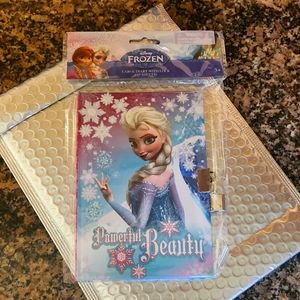 FROZEN❄️ Disney Elsa Large diary with lock